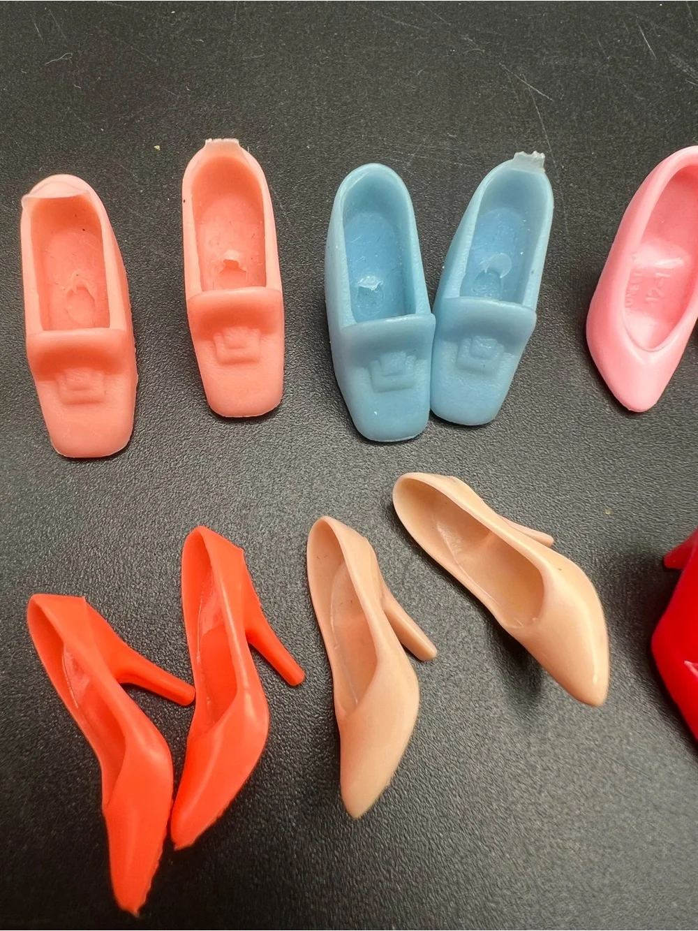 Vintage Barbie Shoe Lot Boots, Heels, Tennis Shoes Mixed Bundle